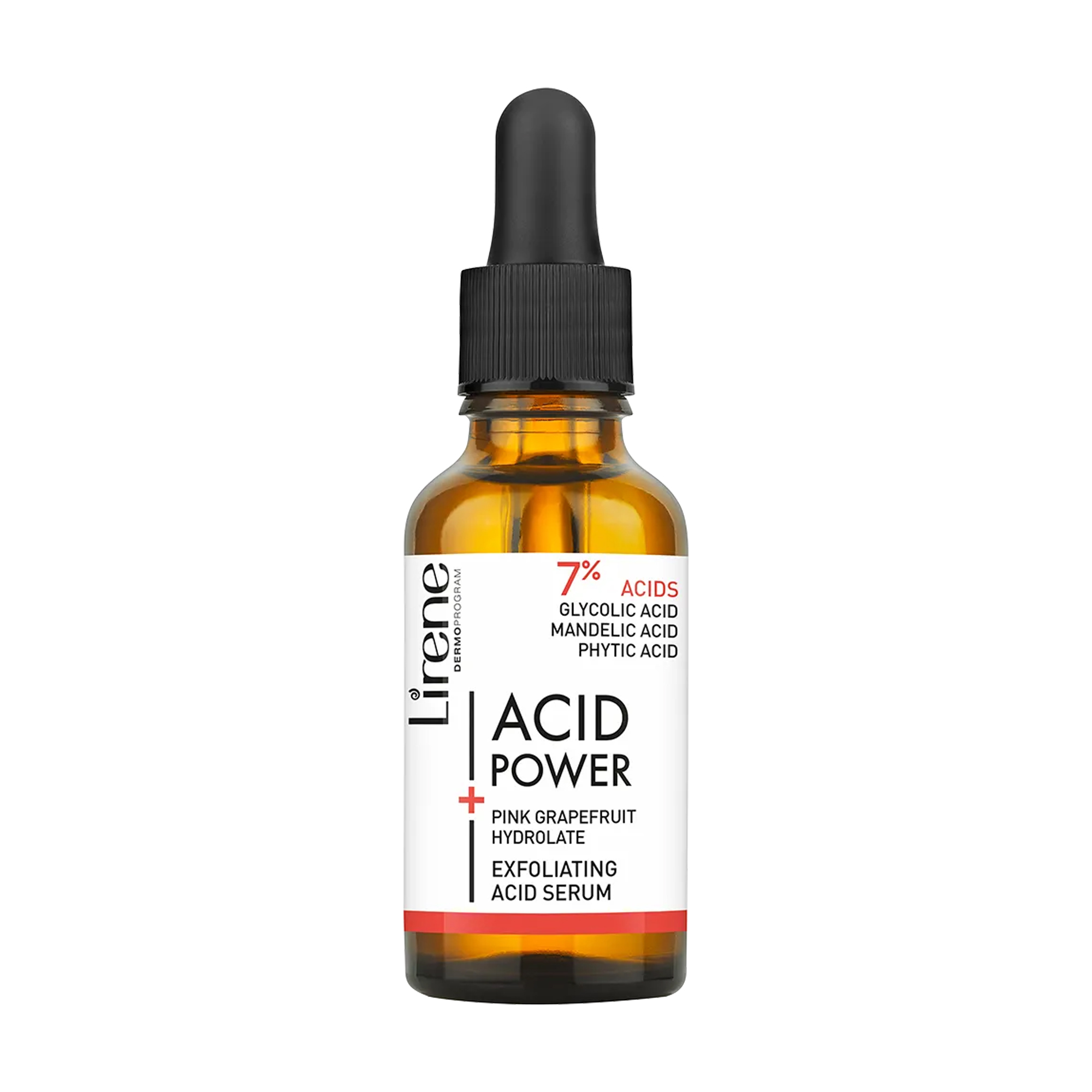 Відлущувальна сироватка для обличчя Lirene Acid Power Serum з кислотами, 30 мл